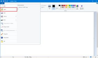Open image on Paint
