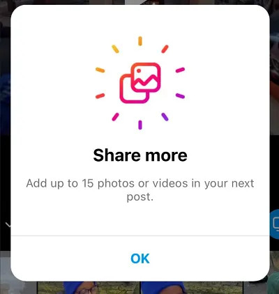 Instagram carousel posts expansion showcasing multiple images