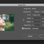 Using Photoshop to adjust image size for printing and framing
